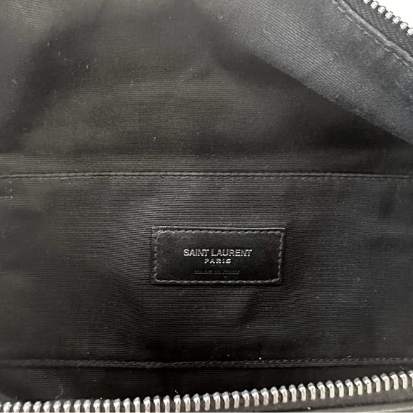Saint Laurent Black Leather Belt Bag - Picture 7 of 7